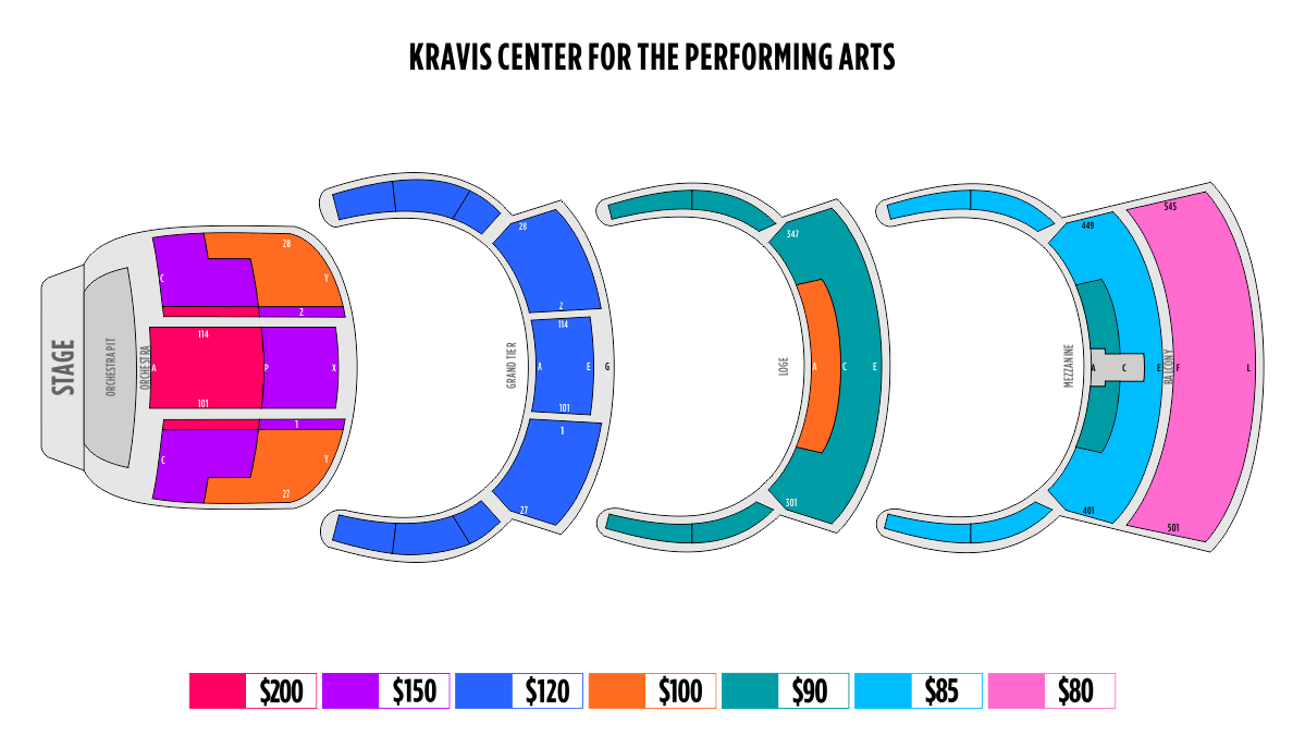 Kravis Org Seating Chart